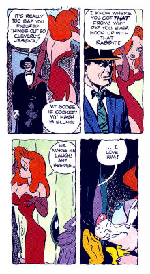 ride-a-dromedary:  Who Framed Roger Rabbit? Marvel Graphic Novel  Man~ I wish I could make women laugh&hellip;intentionally I mean