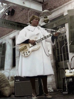 Vaticanrust: Sister Rosetta Tharpe. Manchester, 1964  There’s Footage Of This Performance