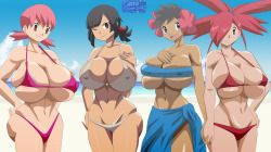greengiant2012:  Pokemon girls hope you all like   &lt; |D’‘‘‘