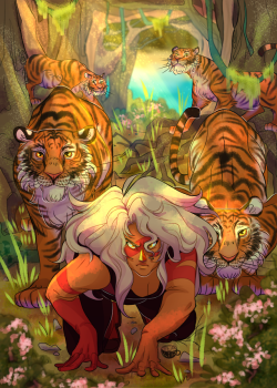 teakip: My contribution to Fearful Asymmetry: A Jasper Fanzine ( @tigerzine ). All pieces I’ve seen so far look stunning, and I was so happy to be a part of a profits-for-charity zine!