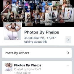 Ohhh snap!! 5,000 likes away from 50,0000 likes. Hmmm can I make it before 2015&hellip;.. #photosbyphelps  I thank everyone as always for the supporters &hellip;recommendations..and positivity you&rsquo;ve sent my way!!!