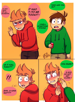 ghostkoshka:  in this Au Edd is a beta, Matt is the alpha and both Tom and Tord are omegas(˵ ͡° ͜ʖ ͡°˵) you welcome