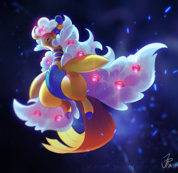 syntheticimagination:  Wow, one day I will post a proper tutorial but today is not that day. Ah yes, I’ve recieved many questions about my workflow concerning pokemon fusions and since it’s actually not that complicated I piled up some progress shots