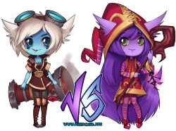 April 2014 New Challengers: YORDLES LOL! Go over to www.hizzacked.xxx to vote on which one of these girls will win. It should be hilarious.