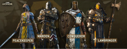ablack43:  The 12 playable heroes of For Honor (more expected as DLC.)
