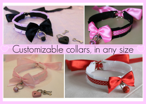 kittensplaypenshop:  Kittens Playpen Custom Order Giveaway! You can win your choice of the following..-A custom made collar in any size!! -A pair of custom animal ears! -A custom tail! All YOU have to do, is Reblog this post! No follows needed! :) Contest