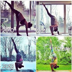 ynspirations:  Yoga Progress by Laura Sykora