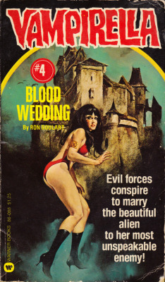 Vampirella No.4: Blood Wedding, by Ron Goulart (Warner Books, 1976).From Oxfam in Nottingham.