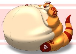 If You Need a Fatty, I’m HereArtist:  Hector the Wolf on FACommission for Artisipancake on FA