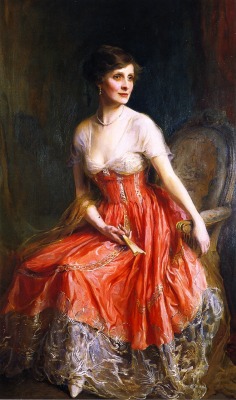 the-garden-of-delights:  “Mrs. Archie Graham, née Dorothy Shuttleworth” (1917) by Philip Alexius de László (1869-1937).  I love the elegance, and she&rsquo;s older too, so graceful.