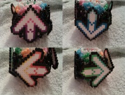 rocknrave221:  gingembretoujours:  misscosmickitty:   DDR 3D perler cuff I made for Tight Crew’s Dance Dance Rave-O-Lution 2nd Mix! Took about 4+ hours. Very proud of it. :3    loveeeeeee   OMG  omg love.