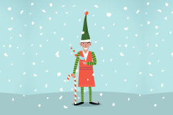 npr:  David Sedaris, Ira Glass And 25 Years Of ‘Santaland Diaries’  It’s been 25 years since Morning Edition listeners first met a very un-merry Christmas elf named Crumpet from “Santaland Diaries,” the somewhat fanciful story of David Sedaris’