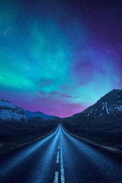 0rient-express:  Driving towards the shining lights | by Dominic Kamp. 