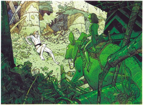 thebristolboard:  RIP Moebius, one of the greats who died one year ago today.  More Incal