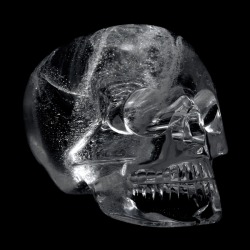 thelastdiadoch:  Rock crystal skullProbably European, 19th century AD“Large quartz crystal skulls have generated great interestand fascination since they began to surface in public and private collections,during the second half of the nineteenth century.