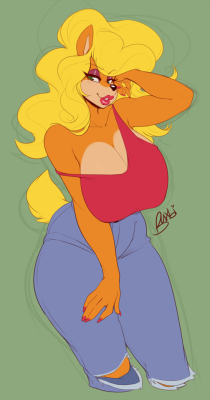 buxbi:  The stream wanted some Tawna Bandicoot!I also really liked the thought of her wearing high jeans ;w;Twitter | Furaffinity | Picarto | Other  