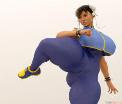 thefoxxxblog:  Returning to my projects after a PC crash. I did a few pics of Chun-Li wearing her Alpha series outfit. I hope to make a Ryu or Guile model as her partner in a little “fight”. Thanks to @squarepeg3D for sharing this amazing Chun-Li