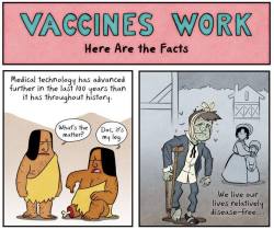 cranquis:  cranquis:  socialjusticeprincesses:  get fucking vaccinated  A pro-vaccines infographic/comic strip! Perfect! And here’s some anti-anti-vaccine music to listen to while you read it.   Somehow the author credit (  almost 50% of the original