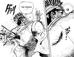  "The death of Muhammad Avdol"* Avdol originally was supposed to die when fighting Hol Horse, as a blurred bullet hole could be seen directly at his forehead. Fan feedback ordered his return, and his death was retconned so that Avdol was merely put out