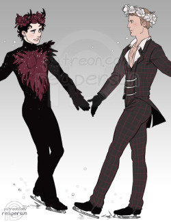 Support me on Patreon! -&gt; patreon.com/reapersunA patron requested Hannigram on Ice lol~ I still haven’t watched Yuri on Ice yet&hellip; Also I know zero things about figure skating&hellip; orz