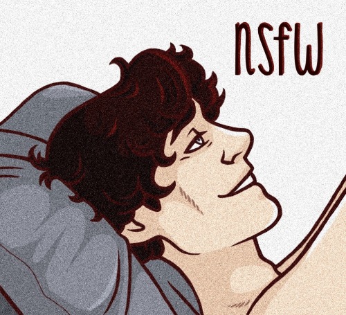 purrlockholmes:  Click for nsfw Johnlock  Sherlock could feel John’s heart beating rapidly underneath his fingertips. He looked up at John, who seemed to be drowning in pleasure.  The contrast from the feeling of hot skin and the cool metal of the