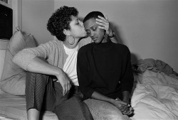  Stephanie and Monica, Boston, MA, 1987. from Sage Sohier’s At Home with Themselves: Same-Sex Couples in 1980s America 