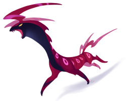 zebrafeets-art: Scolipede for a friend! I experimented with the style a bit this time.