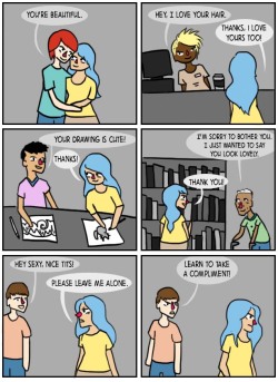 Rosalarian:  Pleasestopbeingsad:  Street Harassment Is Not A Compliment.  Finally
