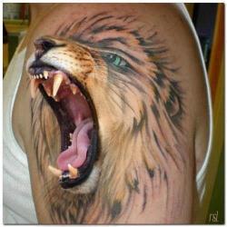 inkedgirlsarepretty:  46 Awesome Lion Tattoos