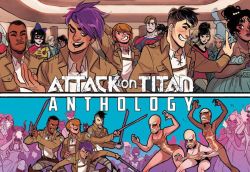 kodanshacomics:  Kodansha at WonderCon! Here’s the art from our second Attack on Titan Anthology trading card, being revealed today for the first time! This is by Batgirl superstars Babs Tarr ( @babsdraws ) and Cameron Stewart ( @cameron-stewart ).