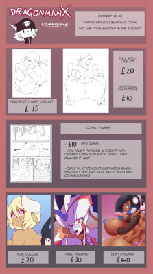 deumosden: ***IMPORTANT*** - contact address is on the chart ^^^^ - email me details of what you have in mind, with references of any characters involved - once details are settled on, I will invoice the asked amount, when paid the sketch will be drafted,