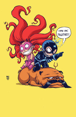 marvel-dc-art:  Inhumanity #1 baby variant cover by Skottie Young