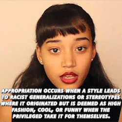 yizere: Amandla Stenberg discussing appropriation of black culture. (x)