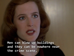 asexualrogers:  notkatniss:  SPILL THAT TEA, SCULLY, SPILL IT  #shots fired from the 90s still manages to somehow put bullet holes in roof of the patriarchy 