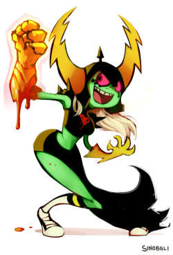 sinosteam: LORD DOMINATOR from Wander Over Yonder Not so quick sketches, She’s the bad guy…or girl   &lt;3 &lt;3 &lt;3