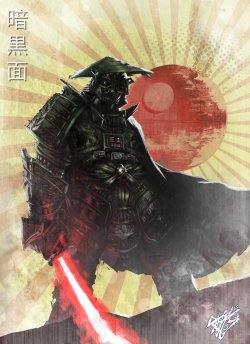 pixalry:  Samurai Vader - Created by Thomas Hanchett You can follow the artist on Tumblr.