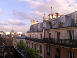 Paris apartment view