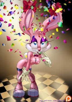 Patreon Poll Pick for April 2018,  Babs bunny is all grown up, and headed out to dance.Patreon       Ko-Fi       Tumblr       Inkbunny      Furaffinity