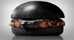 aros:  Black Cheese Burger : BurgerKing japan
