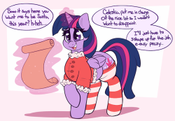 graphenescloset:Twily Christmas DriveOkay! I said I was gonna do this and i’m still gonna even with tumblr being the way it is right now. I’m not gonna be able to manage comic pages like the last two and i’ll have to make it into more single pic
