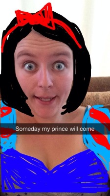 collarbones-andcigarettes:  kellycuppycake:  Snapchats starring me as Disney princesses.   You are amazing why aren’t we friends