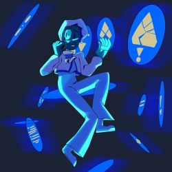 mcfaye:  🌙Information Overload🌙    I still love Blue Zircon unconditionally so much that the lighting is fucked 