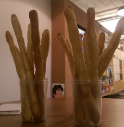 in honor of our new episode tonight, the crewniverse is sharing UNLIMITED BREADSTICKS!!!!!!! Enough to impress anyone&rsquo;s parents!