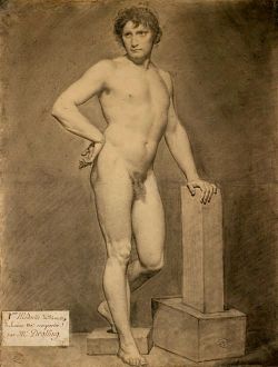 sculppp:  Michel-Martin Drölling (1786–1851) Academic Nude , 1807.