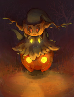 j3rry1ce:  More ghost Pokemon! I can imagine that Pumpkaboo and Phantump are ghost plant bros. 