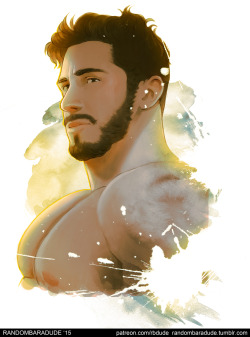 randombaradude:  hi!Portrait I did for Steve Raider.The other day I saw somewhere that he liked to draw and that he also loved videogames so I found him on Facebook and I asked him about this and it was true! The guy is so lovely and humble that I made