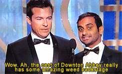 azizisbored:  Golden Globes 2013. Thanks whoever made this!  Also though not capture here, thanks to Daniel Day Lewis for laughing when I said I loved his work in Expendables 2. 