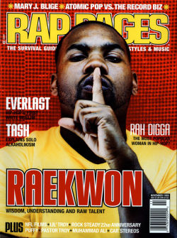 Raekwon - Rap Pages,   November 1999