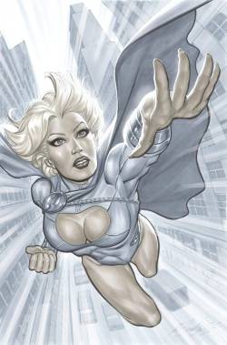 spyrale:  Power Girl by Marco Santucci  