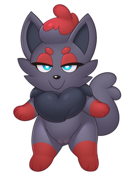 acstlu:I like this idea I’ve have of this little shish brat Zorua that takes control and bosses around her own master x: